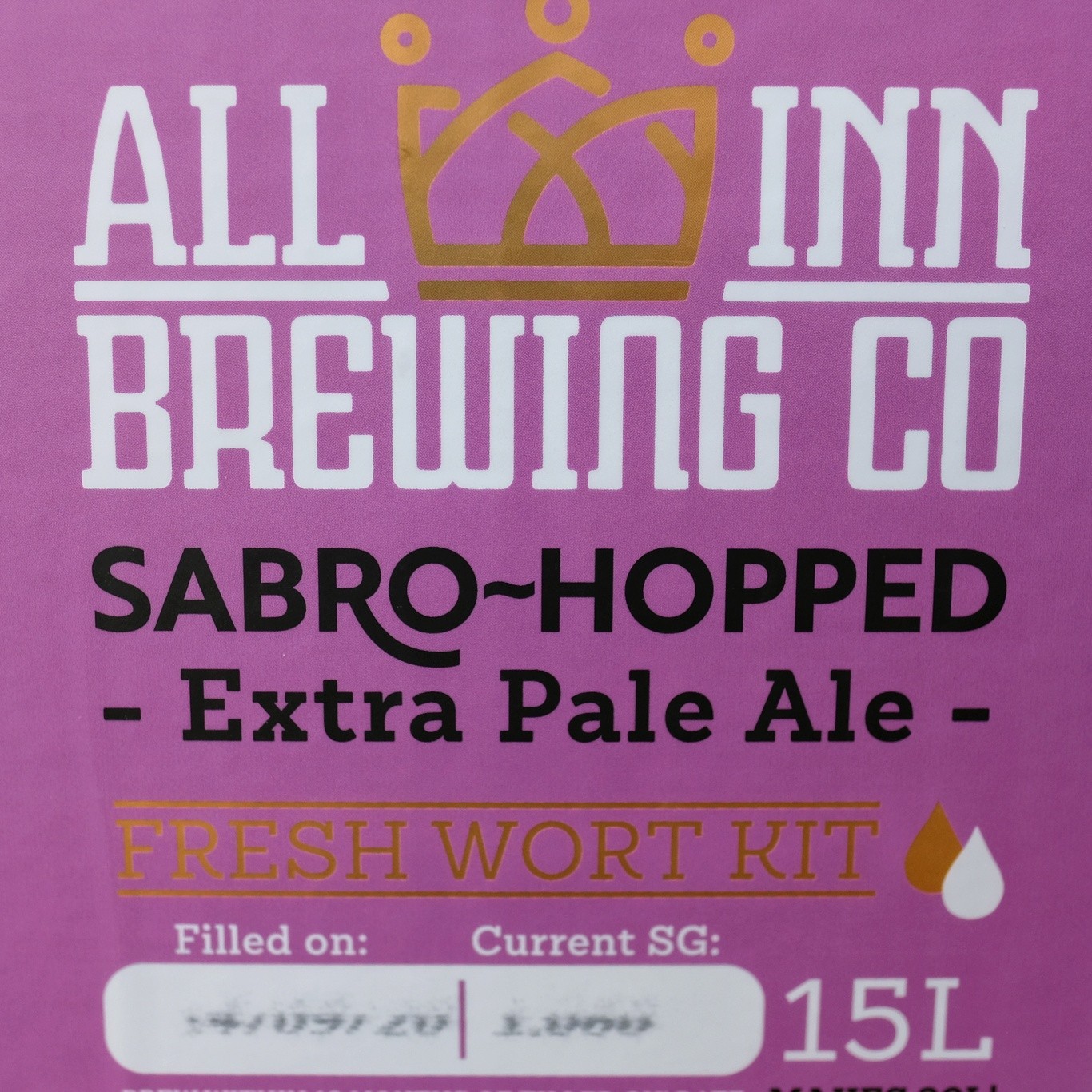 Sabro - Extra Pale Ale 15L Fresh Wort Kit