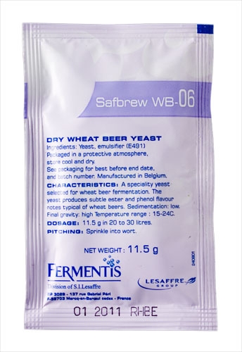 Safbrew WB-06 Dry Wheat Beer Yeast 11.5g