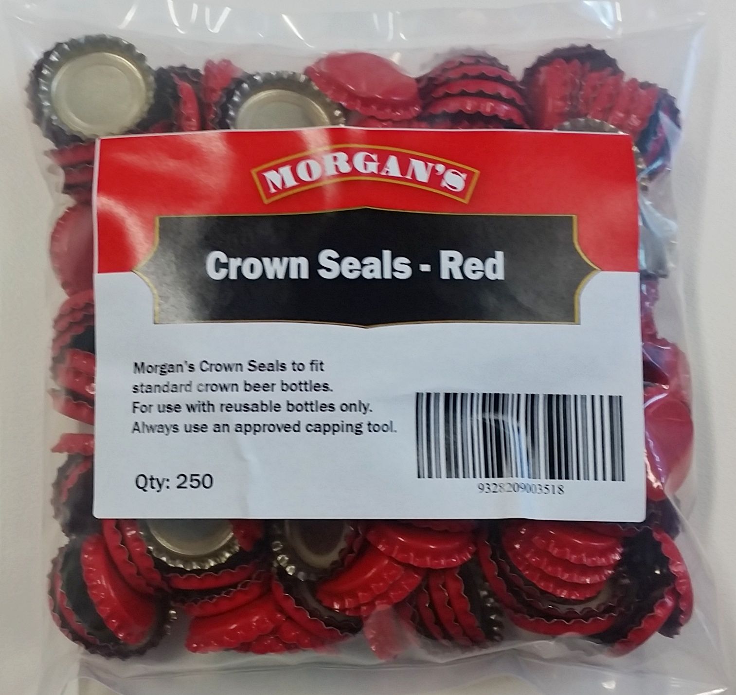 Red Crown Seals x 250